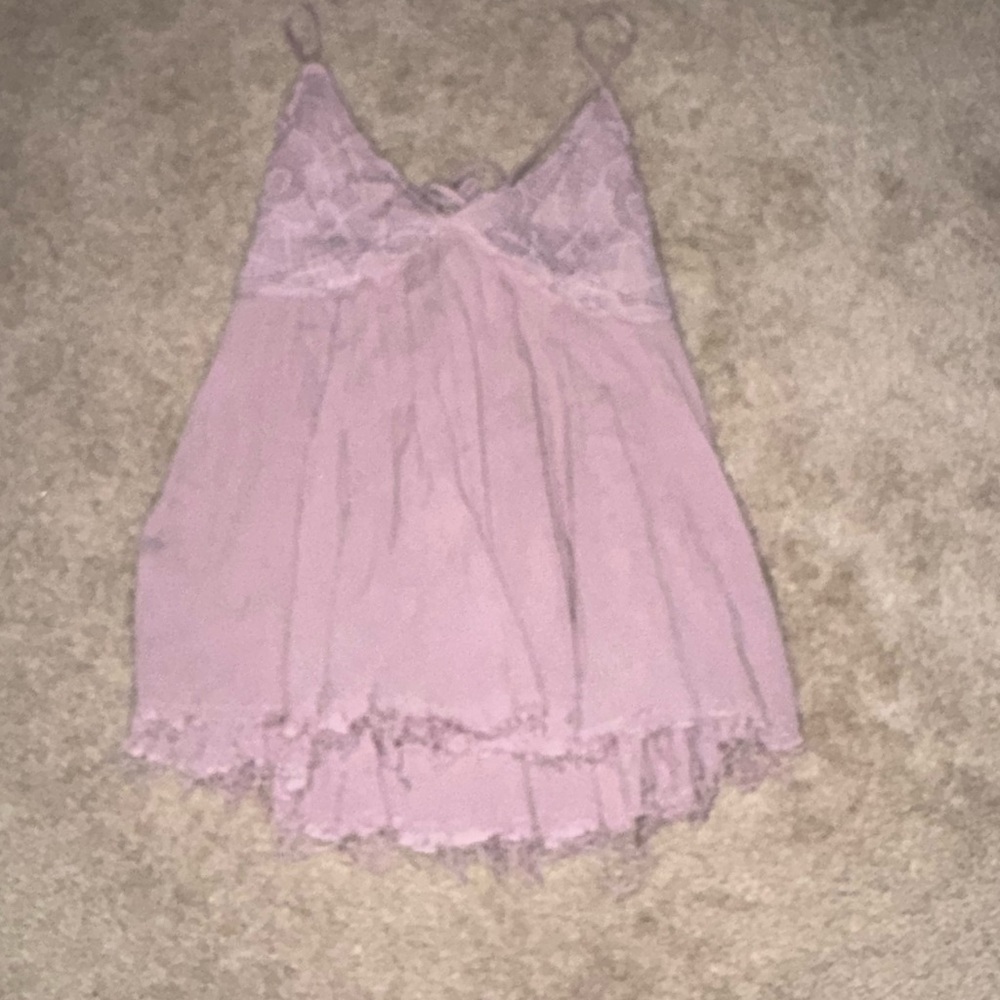 American Threads Lavender Lace Chemise